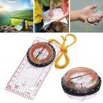 Orienteering Baseplate Compass Lensatic Map Tactical Army Gear Outdoor Hiking AU - Image 3