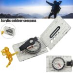 Orienteering Baseplate Compass Lensatic Camping Map Tactical Army Gear Hiking - Image 2