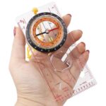Orienteering Baseplate Compass Lensatic Map Tactical Army Gear Outdoor Hiking AU - Image 5