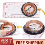 Orienteering Baseplate Compass Lensatic Map Tactical Army Gear Outdoor Hiking AU