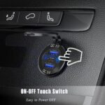 PD Type C Dual USB Car Charger QC 3.0 Charger 12V 24V Power Outlet Socket 60W - Image 4