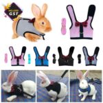 Pet Small Animal Mesh Hamster Rabbit Vest Harness Leash Lead Bunny Traction Rope