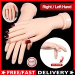 Practice Model Hand Nail Art Trainer Hand Fake Hand For Acrylic Gel False AU
