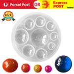 Resin Silicone Round Jewelry Amber DIY Craft Casting Mould Bead Pendant Mould AU