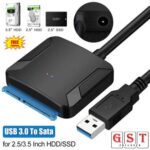 SATA Hard Drive Adapter USB 3.0 to 2.5 /3.5  Cable/UASP to USB3.0 Converter AU