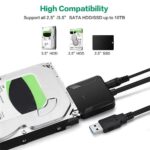 SATA Hard Drive Adapter USB 3.0 to 2.5 /3.5  Cable/UASP to USB3.0 Converter AU - Image 3