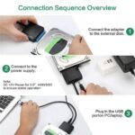SATA Hard Drive Adapter USB 3.0 to 2.5 /3.5  Cable/UASP to USB3.0 Converter AU - Image 6