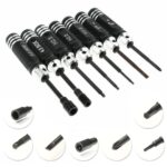 Screwdriver Set RC Tool Steel Kit for RC Model Car Helicopter Black AU 7/14 Pcs - Image 5