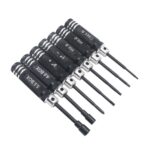 Screwdriver Set RC Tool Steel Kit for RC Model Car Helicopter Black AU 7/14 Pcs - Image 7