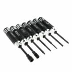 Screwdriver Set RC Tool Steel Kit for RC Model Car Helicopter Black AU 7/14 Pcs - Image 3
