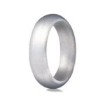 Silicone Rubber Wedding Ring Bands Flexible Comfortable Safe Work Sport Gym 1pc - Image 7