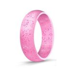 Silicone Rubber Wedding Ring Bands Flexible Comfortable Safe Work Sport Gym 1pc - Image 6