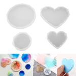 Silicone Shaped Coaster Mold Tray Epoxy Resin Mould DIY Craft Jewelry Tool Au - Image 4