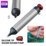 Silicone Tip Solder Sucker Pump Remover Engineer Desoldering Pump Tool Portable
