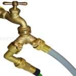 Solid Brass 2 Way Tap Garden Connector Adaptor Hose Y Splitter Tools - Image 2