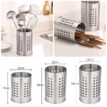 Stainless Steel Cutlery Stand Home Kitchen Rack Sink Tidy Drainer Utensil Holder - Image 2
