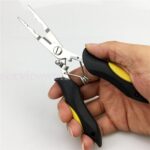 Stainless Steel Fishing Hook Remover Pliers Braid Tackle Line Cutter Scissors AU - Image 7
