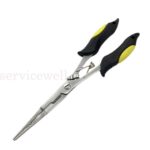 Stainless Steel Fishing Hook Remover Pliers Braid Tackle Line Cutter Scissors AU - Image 3