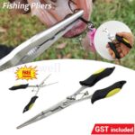 Stainless Steel Fishing Hook Remover Pliers Braid Tackle Line Cutter Scissors AU