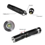 TACTICAL FLASHLIGHT SMALL LED Torch Light Mini Pen Super Bright TINY Penlight - Image 3
