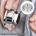 TRIPPING BUCKLE TAG LABEL MAGNET SNAP UNLOCK PIN SECURITY HOLDER ANTI THEFT TOOL - Image 3