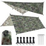 Tent Tarp Waterproof Lightweight Polyester Rain Fly Hammock Cover Camping Hiking - Image 6