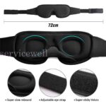 Travel Sleep Eye Mask soft 3D Memory Foam Padded Shade Cover Sleeping Blindfold - Image 2