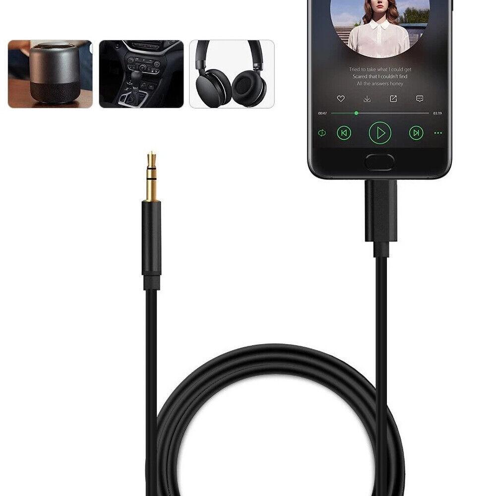 Type C USB-C to AUX Cable 3.5mm Male Audio Adapter For Car Stereo Samsung Huawei - Image 4