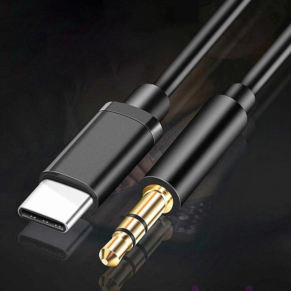 Type C USB-C to AUX Cable 3.5mm Male Audio Adapter For Car Stereo Samsung Huawei - Image 2
