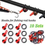 UP100 Red Hook Keeper Fishing Rod Pole Easy Safty Holder Hanger Lure Bait Tackle - Image 6