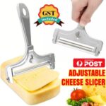 UP5x Adjustable Cheese Slicer Stainless Steel Wire Cheese Cutter Kitchen Cooking