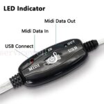 USB 2.0 NEW MIDI Interface Converter Cable to PC Music Keyboard Adapter - Image 2
