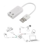 USB 2.0 to 3.5mm mic headphone Jack Stereo Headset 3D Sound Card Audio Adapter - Image 2