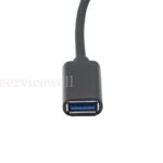 USB 3.1 Type-C USB-C OTG Cable Male to USB 3.0 Type A Mini USB Female Adapter - Image 2