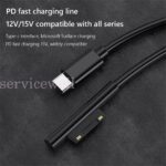 USB C Power Supply PD Fast Charger Cable for Microsoft Surface Pro 7 6 5 4 AU - Image 2