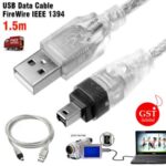 USB Data Cable FireWire IEEE 1394 for Mini DV MiniDV HDV Camcorder to Edit PC AU