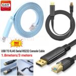 USB TO RJ45 Serial RS232 Console Cable Express Net Cable for Cisco Routers AU