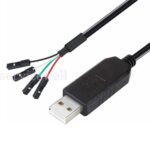 USB to TTL Serial 3.3V Adapter Cable TX RX Signal 4 Pin PL2303HX Prolific Chip - Image 4