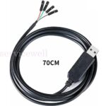 USB to TTL Serial 3.3V Adapter Cable TX RX Signal 4 Pin PL2303HX Prolific Chip - Image 3