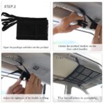Universal Car Roof Ceiling Cargo Net Mesh Storage Bag Pouch Pockets For SUV Van - Image 7