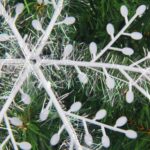 Upto 60pcs White Snowflake Bunting Garland Hanging Christmas Party Decorations - Image 3