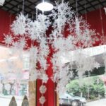 Upto 60pcs White Snowflake Bunting Garland Hanging Christmas Party Decorations - Image 7