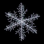 Upto 60pcs White Snowflake Bunting Garland Hanging Christmas Party Decorations - Image 6