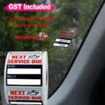 up 500pcs Oil Change Stickers Next Service Due Reminder Car Window Sheet Label