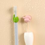 up to 20 pcs Creative Thumbs Up Self Adhesive Wall Hook Cable Holder Wall Hanger - Image 2