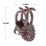 100PCS Rose Plant Garden Clips Vegetable Support Flower Holding Vine Plastic AU - Image 2