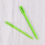 100Pc Plastic Darning Threading Sewing Needle Large Eye Children Embroidery Tool - Image 3