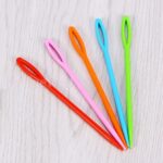 100Pc Plastic Darning Threading Sewing Needle Large Eye Children Embroidery Tool - Image 2