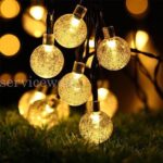 100/200LED Solar Globe String Lights Fairy Festoon Party Garden Outdoor Decor - Image 7