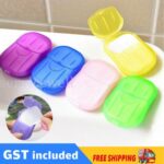100-200PCS Portable Washing Slice Sheets Hand Bath Scented Foaming Paper Soap AU